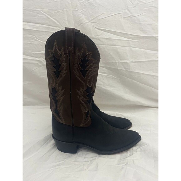 Dan Post Men's Cowboy Boots - Brown and Black - 8 - Picture 5 of 8